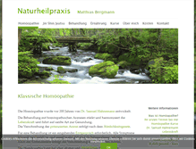 Tablet Screenshot of homoeopathie-in-berlin.de